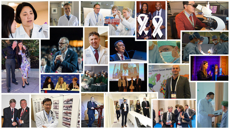 Collage of the Board of Directors in action. Photos are framed by white boarders Collage of the Board of Directors in action. Photos are framed by white boarders