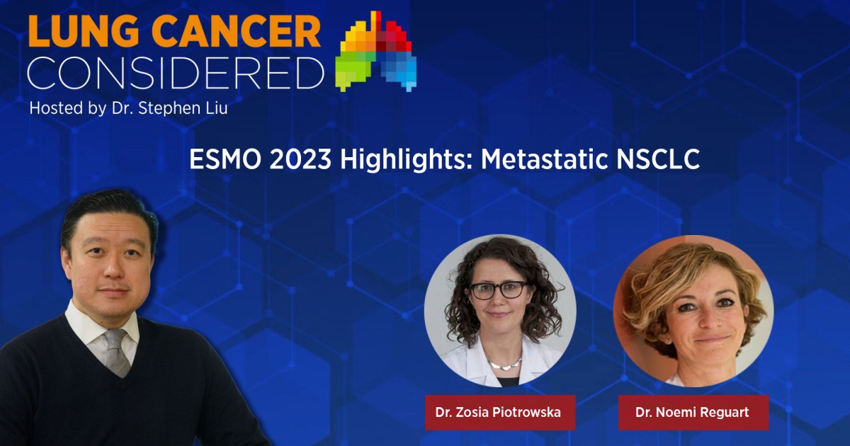 ESMO 2023 Highlights: Metastatic NSCLC | IASLC