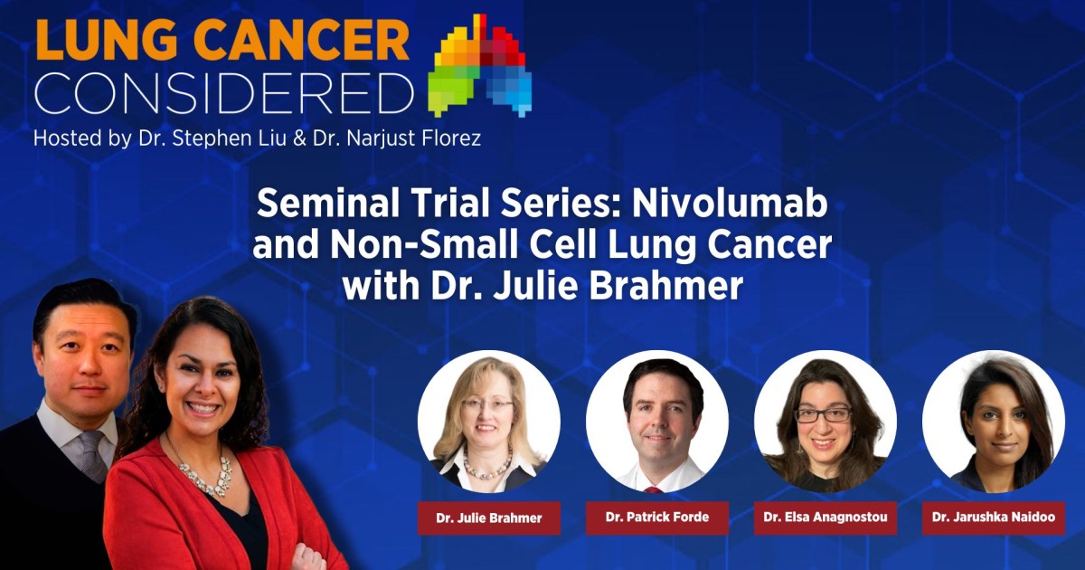 Seminal Trial Series: Nivolumab and Non-Small Cell Lung Cancer with Dr ...